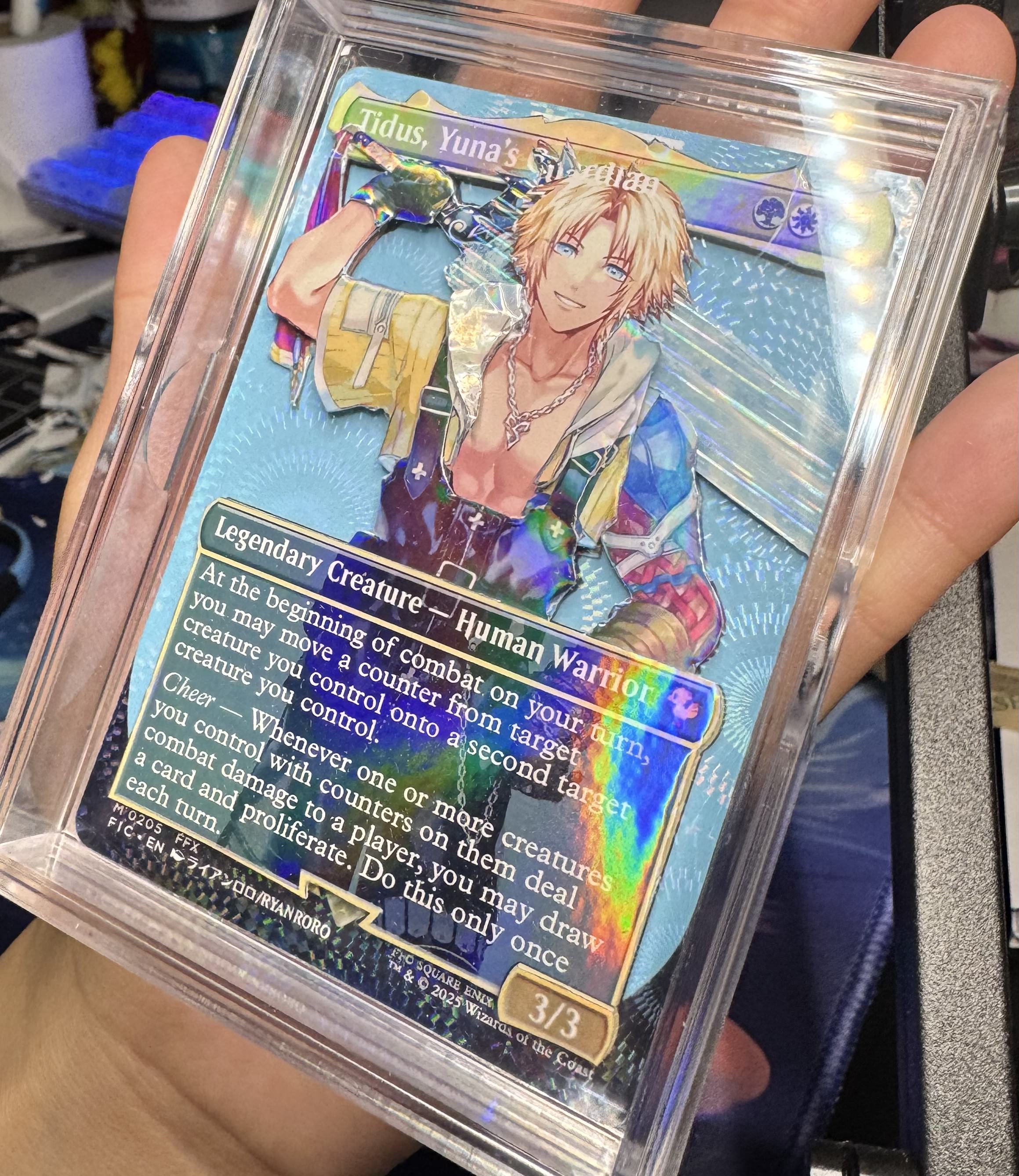 Shadowbox Frame — single card